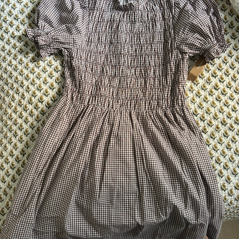 Gingham Checkered Mini Dress
